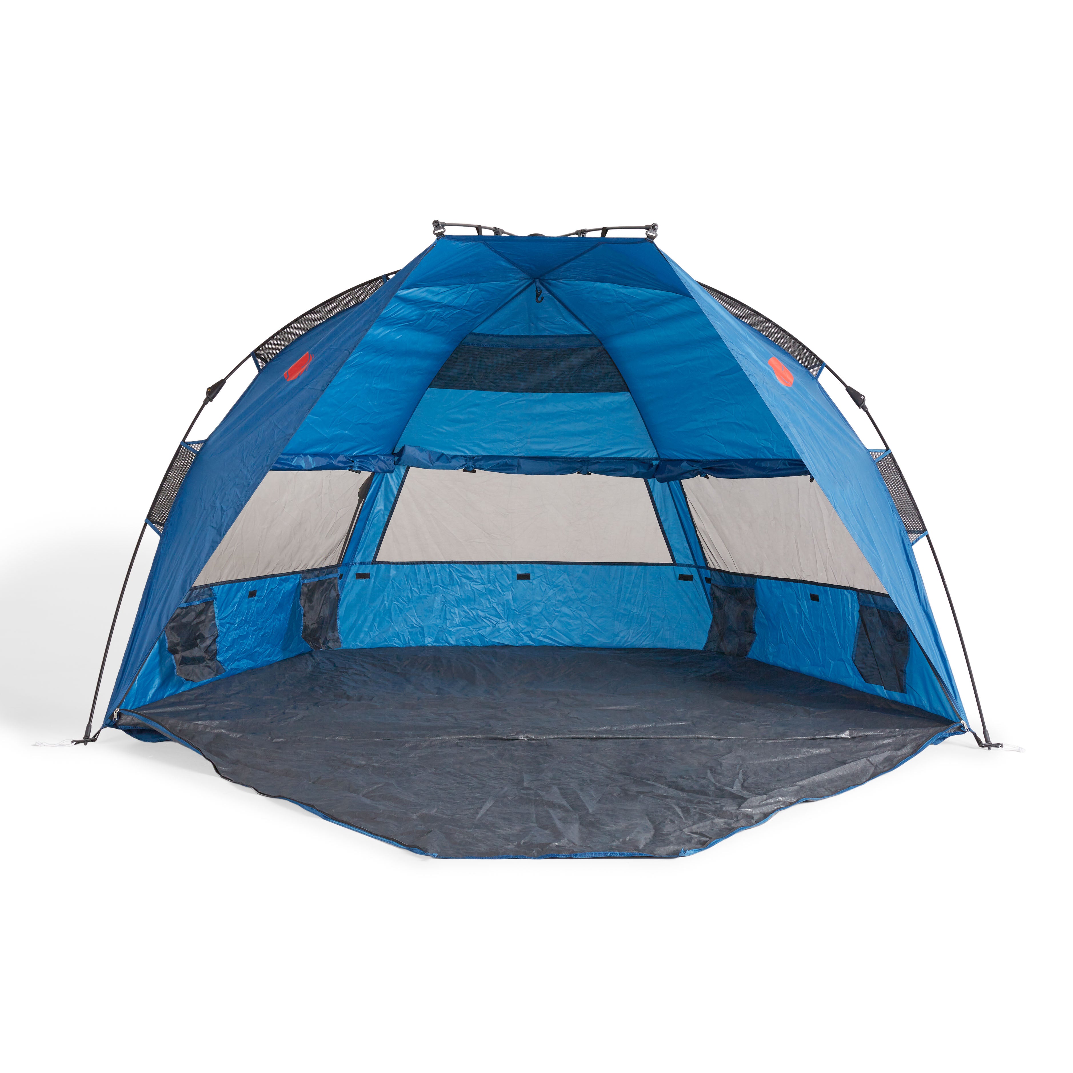 4 person beach tent Omnicore Designs XL 4 Person Pop Up Easy Set Up Beach TENT