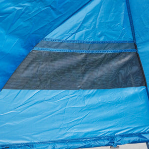 OMNICORE DESIGNS XL 4 Person Pop Up EASY SET UP BEACH TENT - Blue