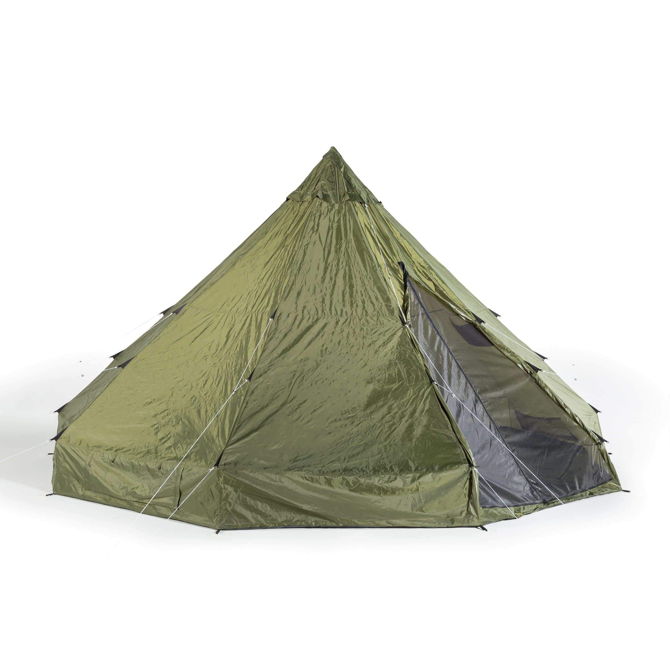 OmniCore Designs 18x18 ft. Deluxe 12-Person TeePee Camping Tent w/Adjustable Vented Roof (NEW)