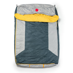 PREORDER: OmniCore Designs M-3D 30℉ Hooded Rectangular Mummy Double Wide Sleeping Bag